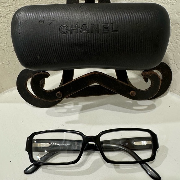 RARE CHANEL | Vintage 3093 Eyeglasses with Reader Lens and Case - Picture 2 of 7